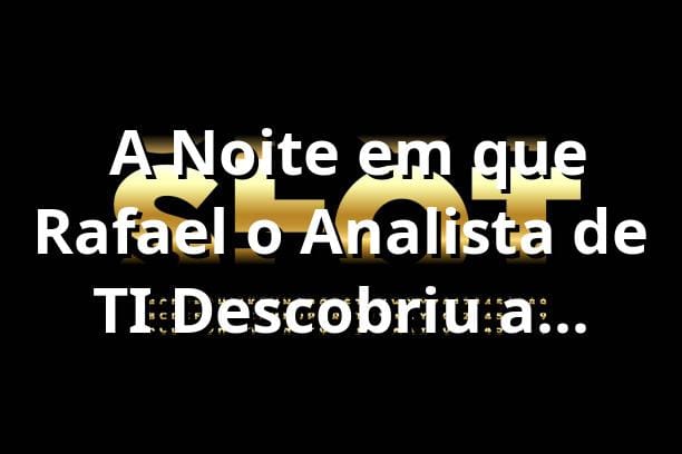 🎰 A Noite em que Rafael, o Analista de TI, Descobriu a Plataforma YYGG.com e Mudou Tudo