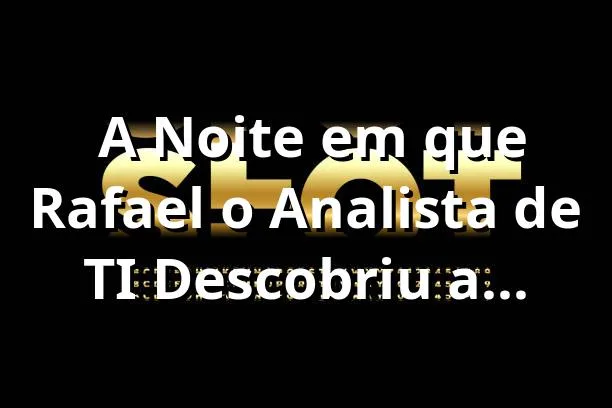 🎰 A Noite em que Rafael, o Analista de TI, Descobriu a Plataforma YYGG.com e Mudou Tudo